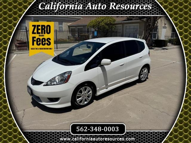 White 2010 Honda Fit Hatchback Front-Wheel Drive Automatic