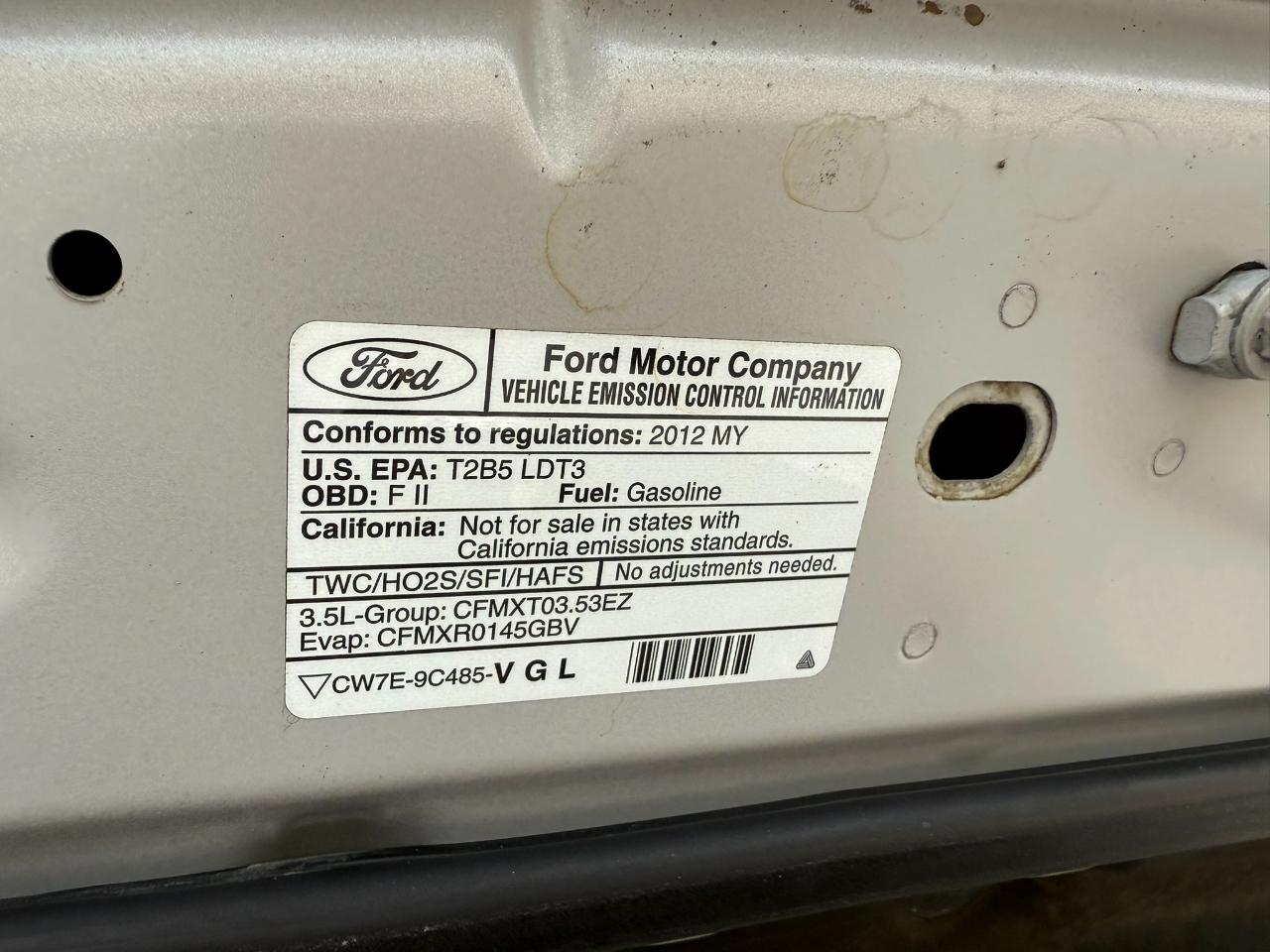 Ford Explorer Base 4WD 2012