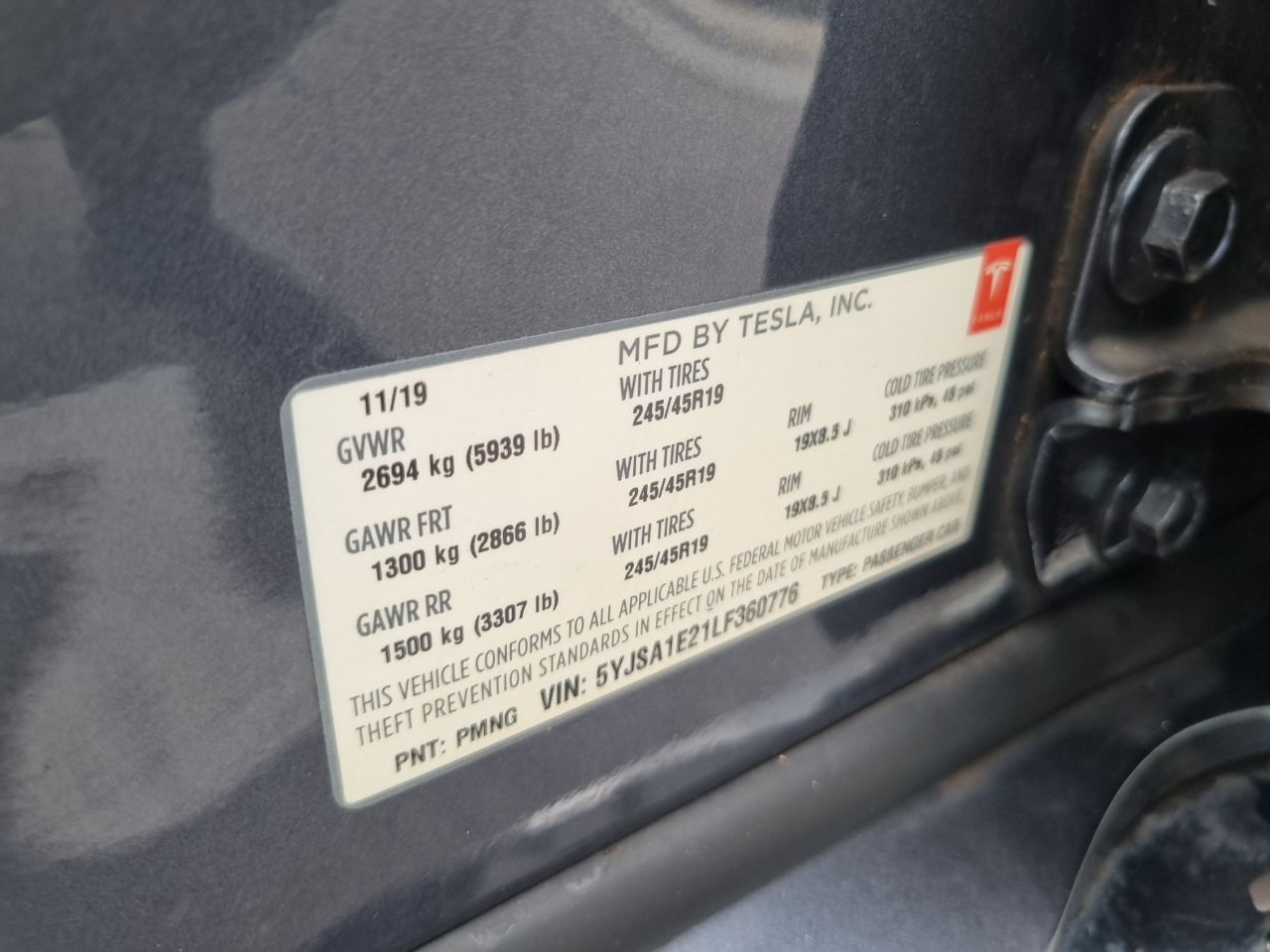 Tesla Model S Long Range 2020 Tesla Model S Long Range 2020