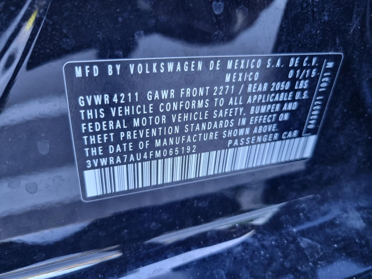 Volkswagen Golf TDI S 6M 2015