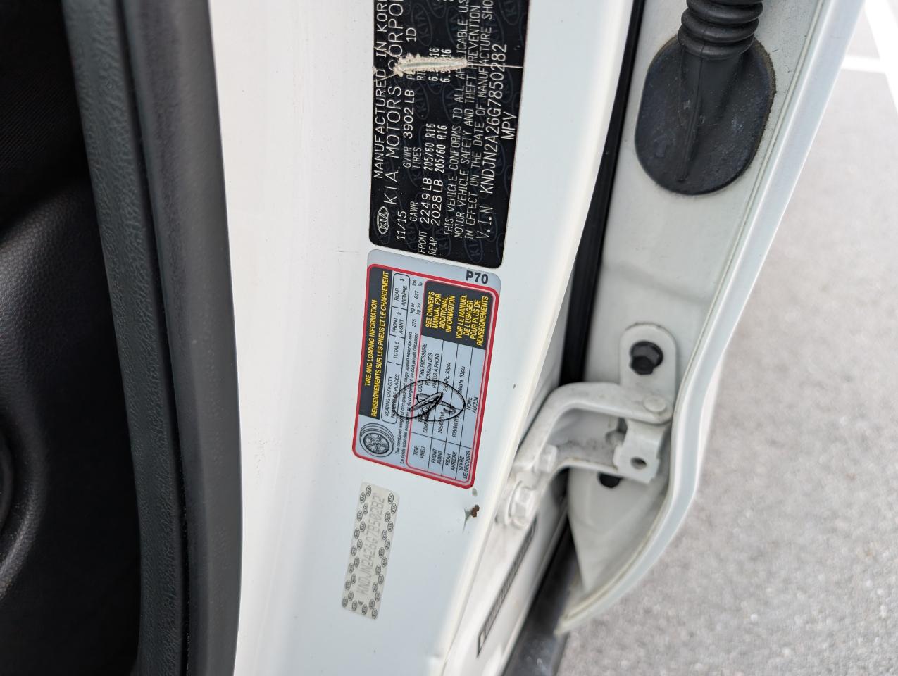 Kia Soul Base 6A 2016