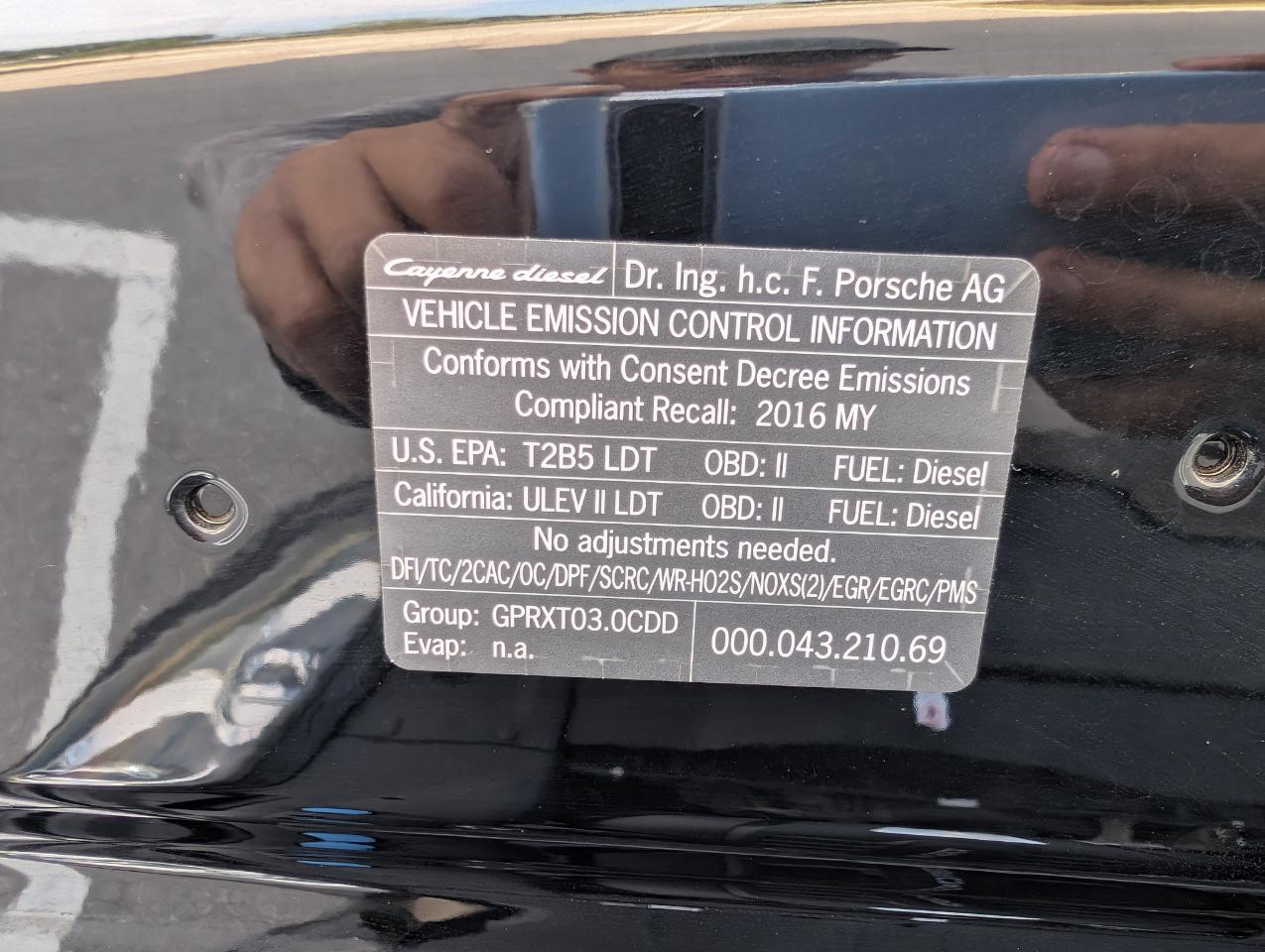 Porsche Cayenne Diesel 2016