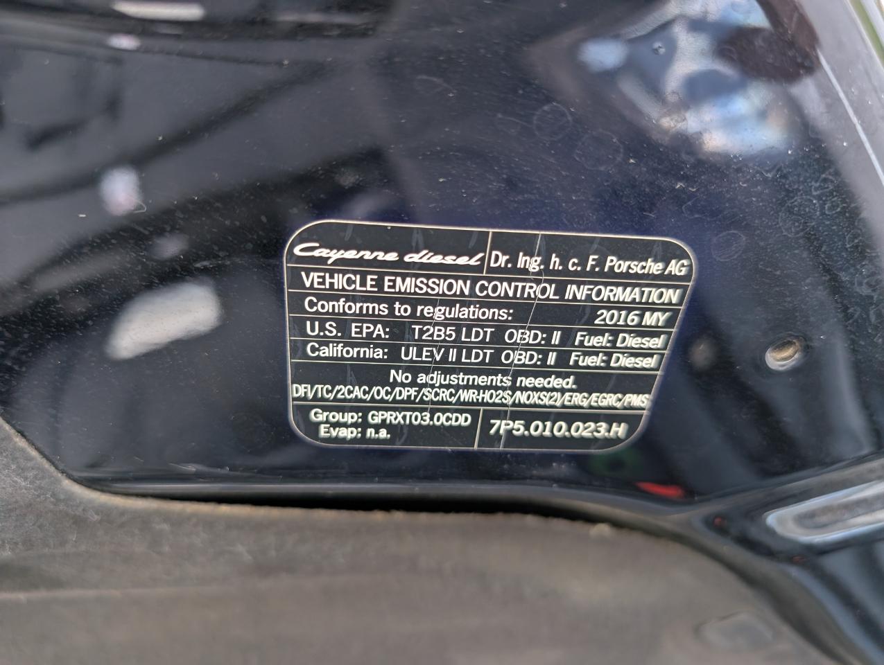 Porsche Cayenne Diesel 2016