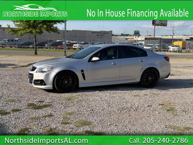 Silver 2015 Chevrolet SS Sedan Rear-Wheel Drive Automatic