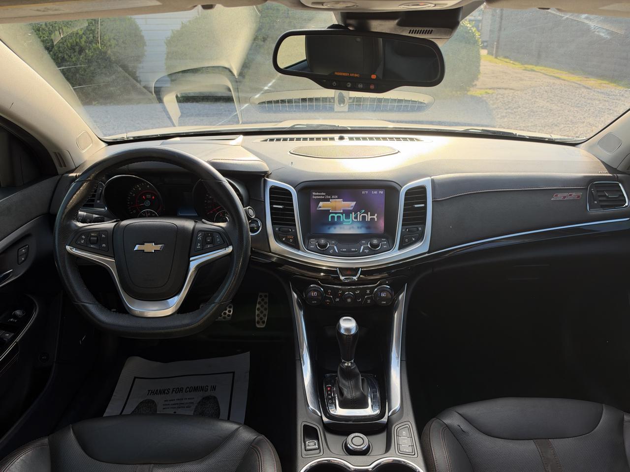 Chevrolet SS Sedan 2015