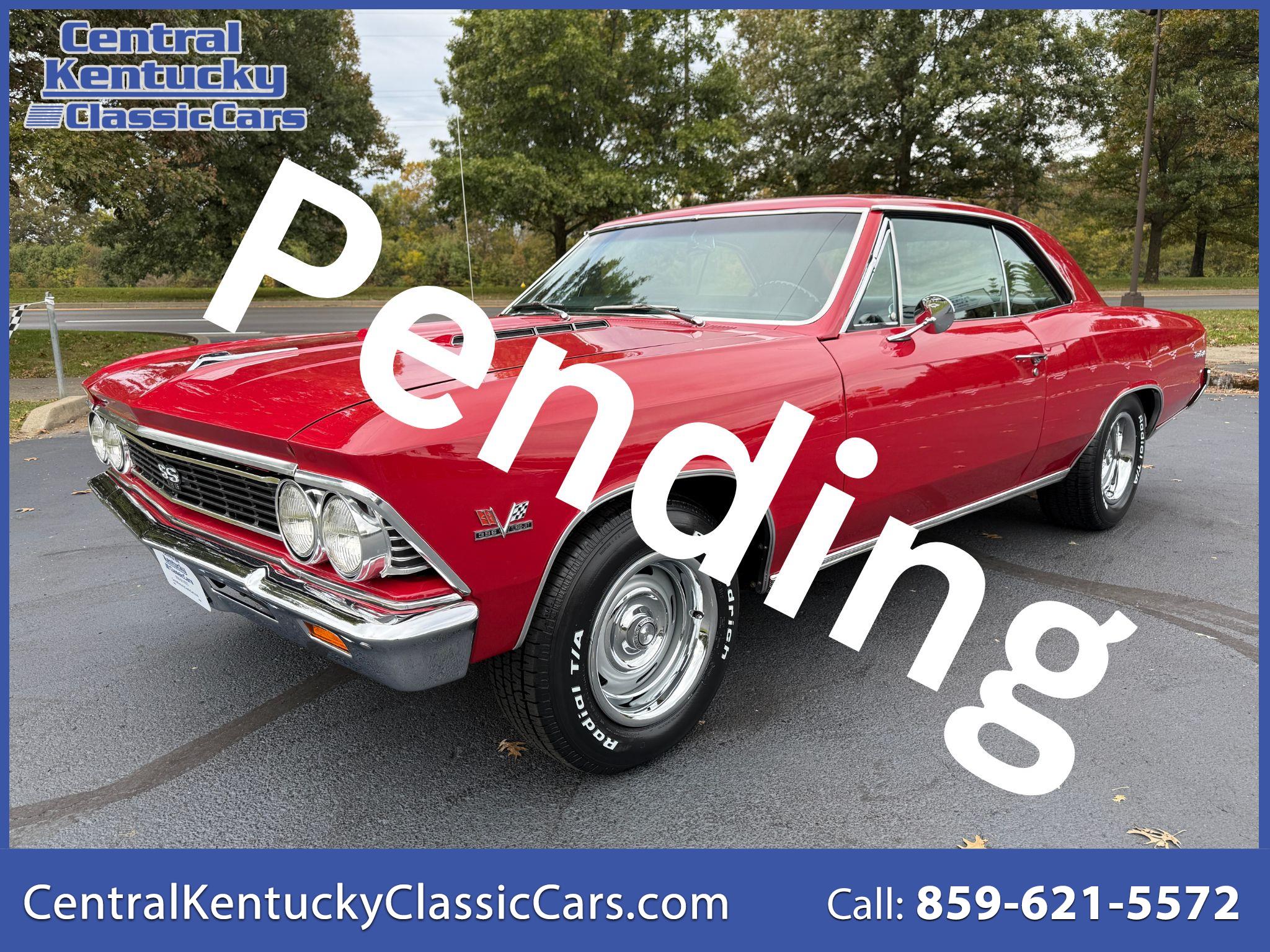 1966 Chevrolet Chevelle SS 396 V8-360 HP L34 Numbers Matching