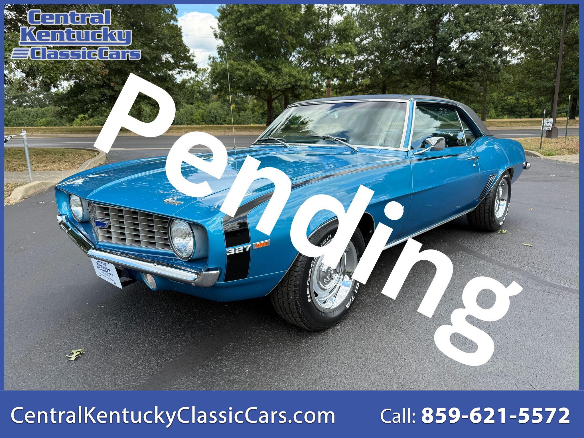 1969 Chevrolet Camaro 327 V8 Numbers Matching
