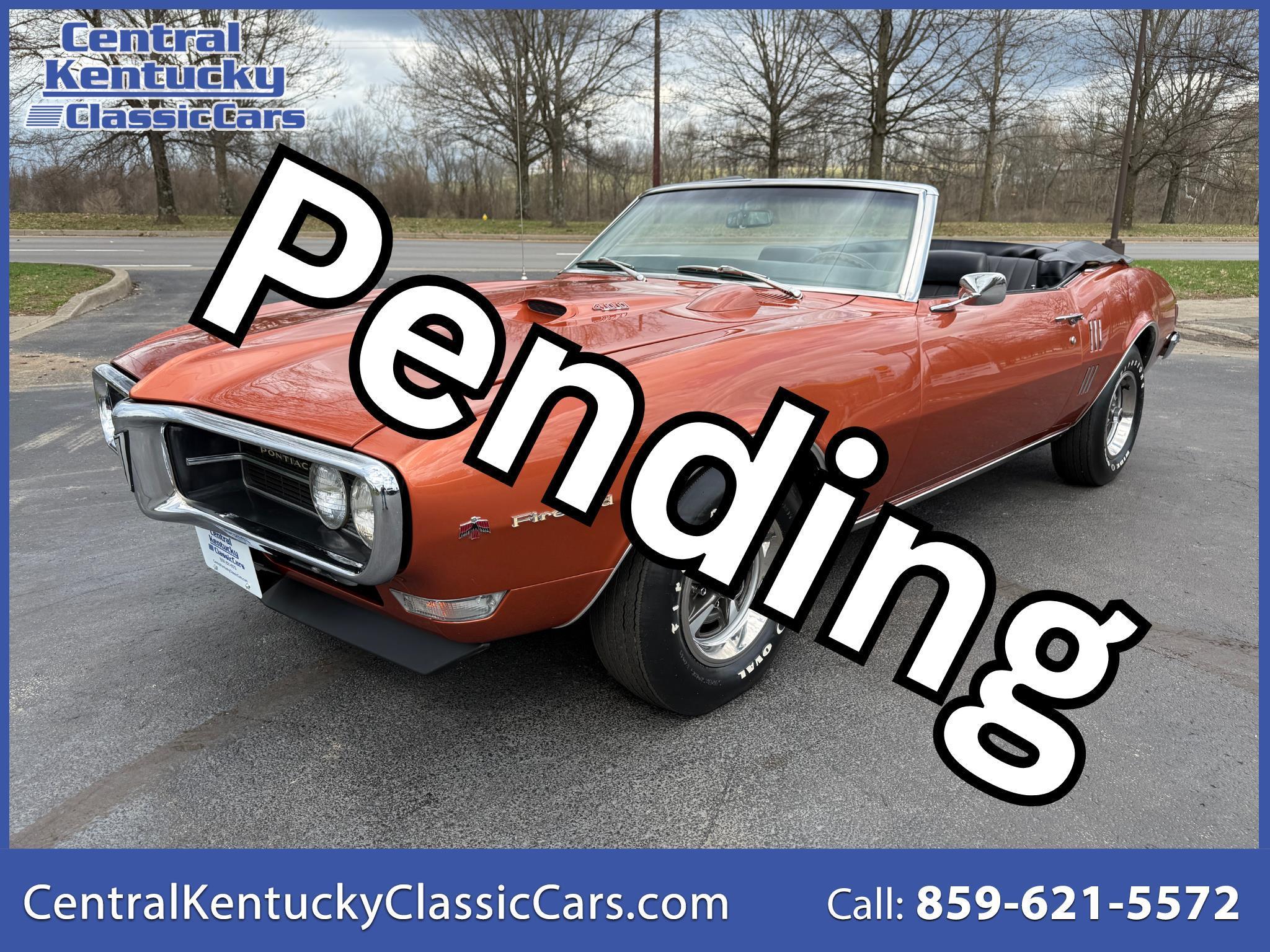 1968 Pontiac Firebird Convertible 400