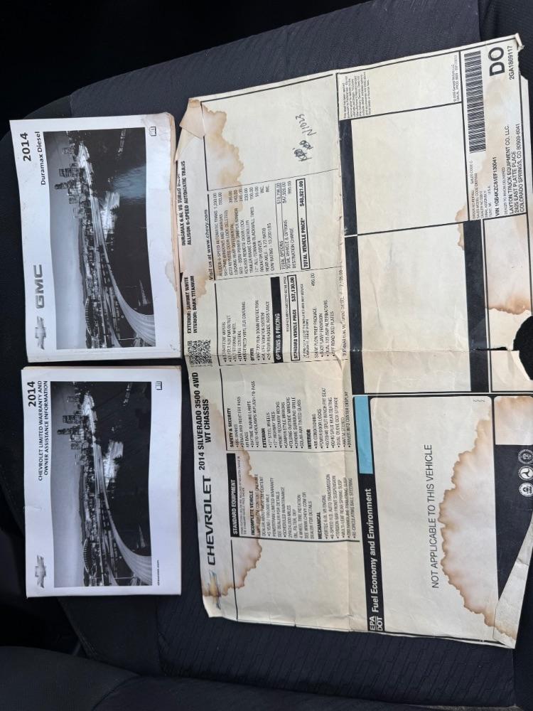 Chevrolet Silverado 3500HD Work Truck Crew Cab 4WD 2014