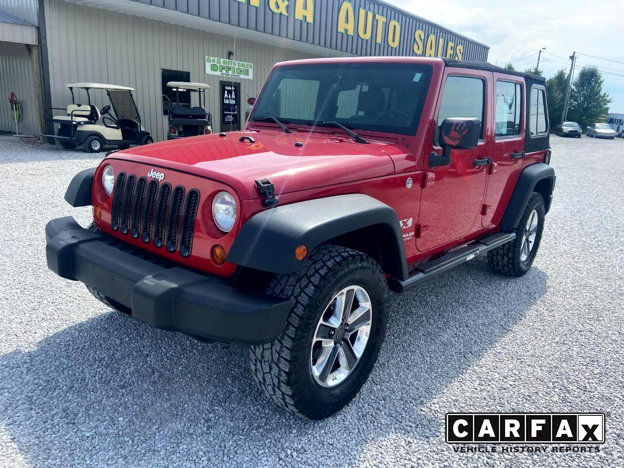 Used 2008 Jeep Wrangler Unlimited X 4WD for Sale in Somerset KY 42503 A & A  Auto Sales