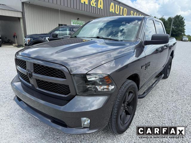 Gray 2019 RAM 1500 Pickup Truck Four-Wheel Drive Automatic