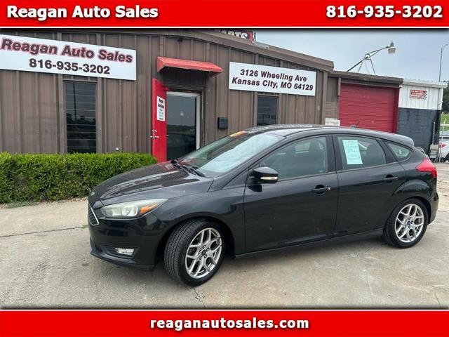 Black 2015 Ford Focus Hatchback Front-Wheel Drive Automatic