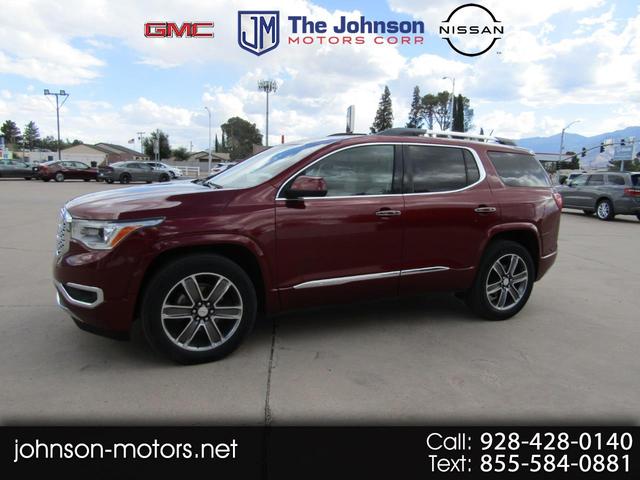 Red (Maroon) 2017 GMC Acadia Denali FWD SUV / Crossover Front-Wheel Drive 6-Speed Automatic