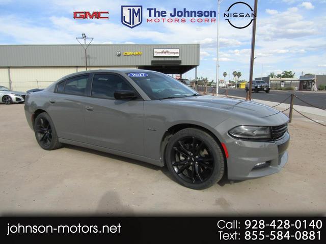 Gray (Destroyer Grey) 2017 Dodge Charger R/T RWD Sedan Rear-Wheel Drive Automatic