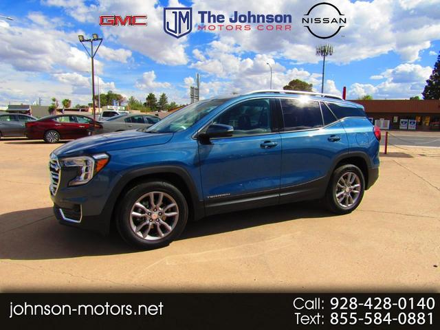 Blue 2024 GMC Terrain SLT AWD SUV / Crossover All-Wheel Drive Automatic