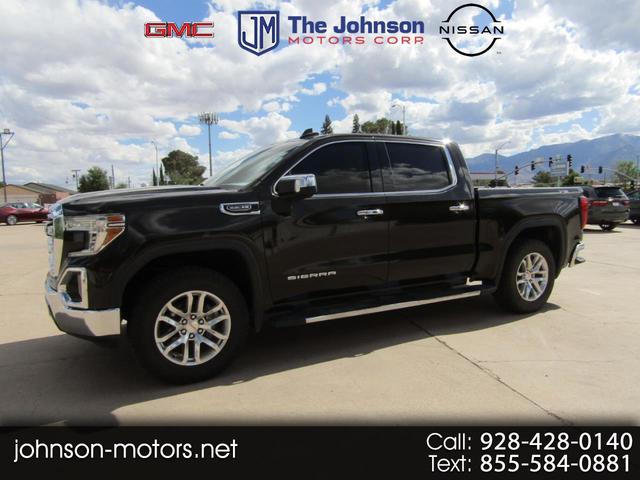 Brown 2019 GMC Sierra 1500 SLT Crew Cab 4WD Pickup Truck Four-Wheel Drive 8-Speed Automatic