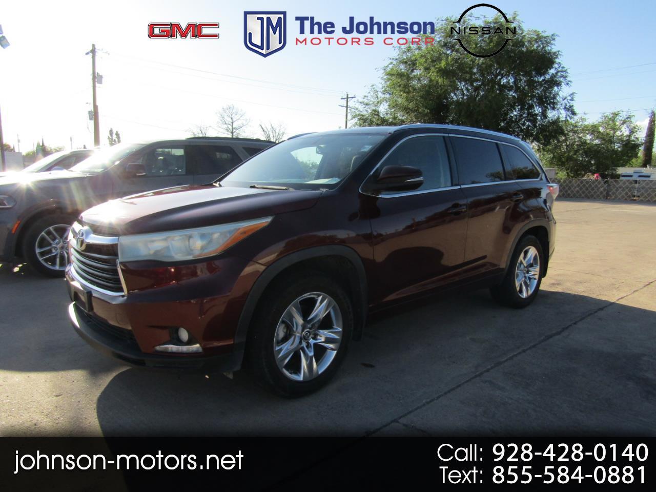 Toyota Highlander AWD 4dr V6 Limited (Natl) 2016