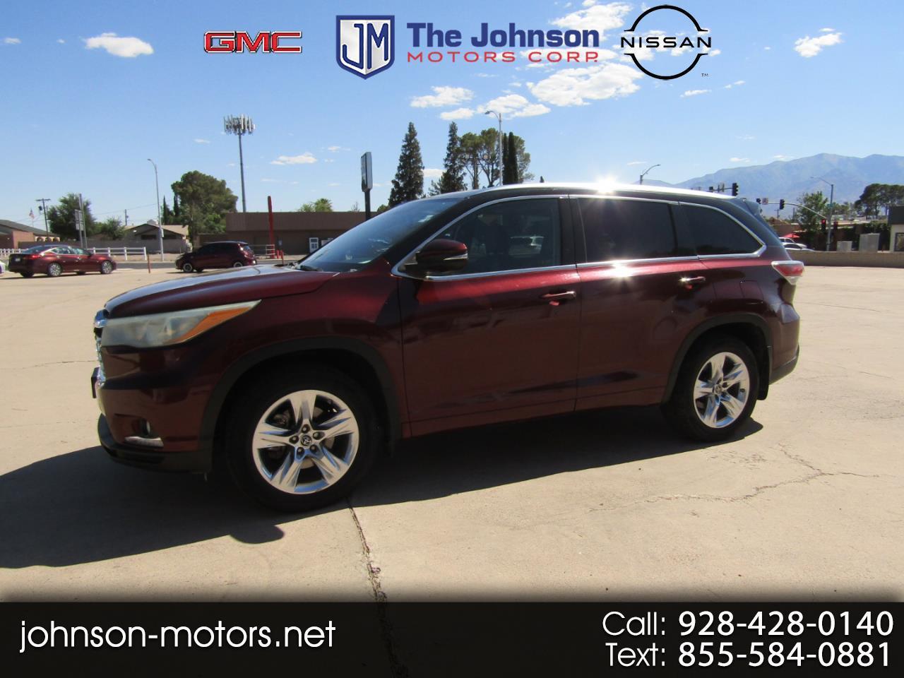Toyota Highlander AWD 4dr V6 Limited (Natl) 2016