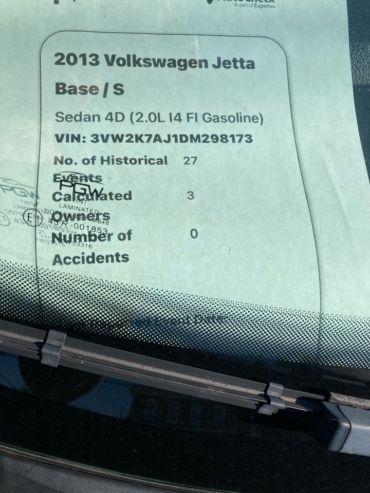 Volkswagen Jetta S 2013