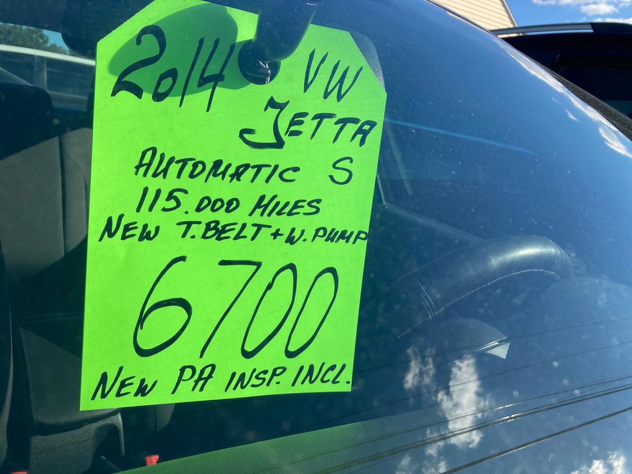 Volkswagen Jetta S 2014