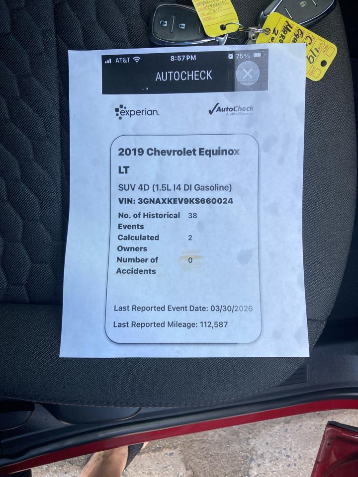 Chevrolet Equinox LT 2WD 2019