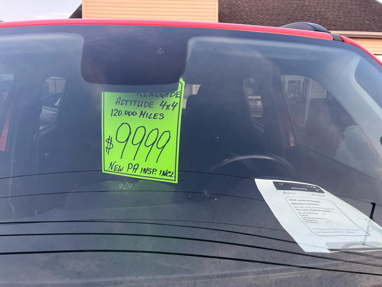 Jeep Renegade Latitude 4WD 2018