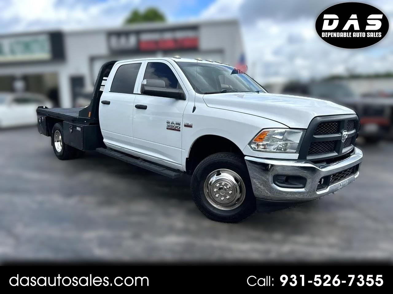 2018 RAM 3500 Chassis Cab Tradesman 4WD Crew Cab 60" CA 172.4" WB