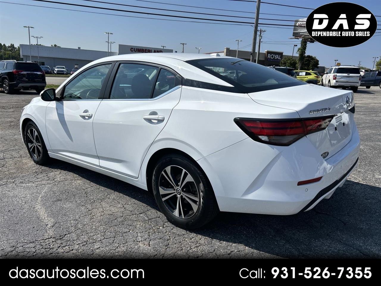 2021 Nissan Sentra SV 4D Sedan