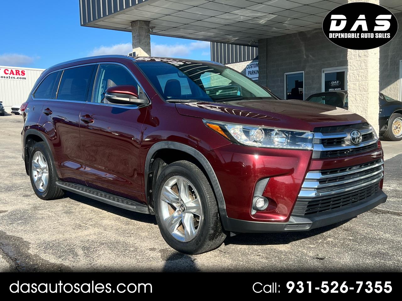2019 Toyota Highlander Limited V6 FWD (Natl)
