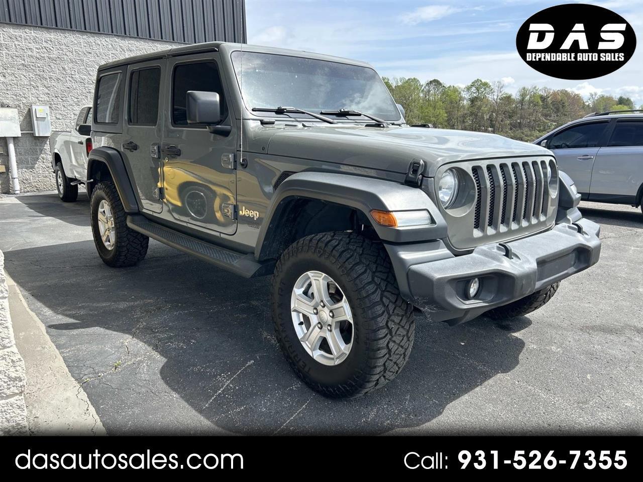 2018 Jeep Wrangler Unlimited Sport S 4x4