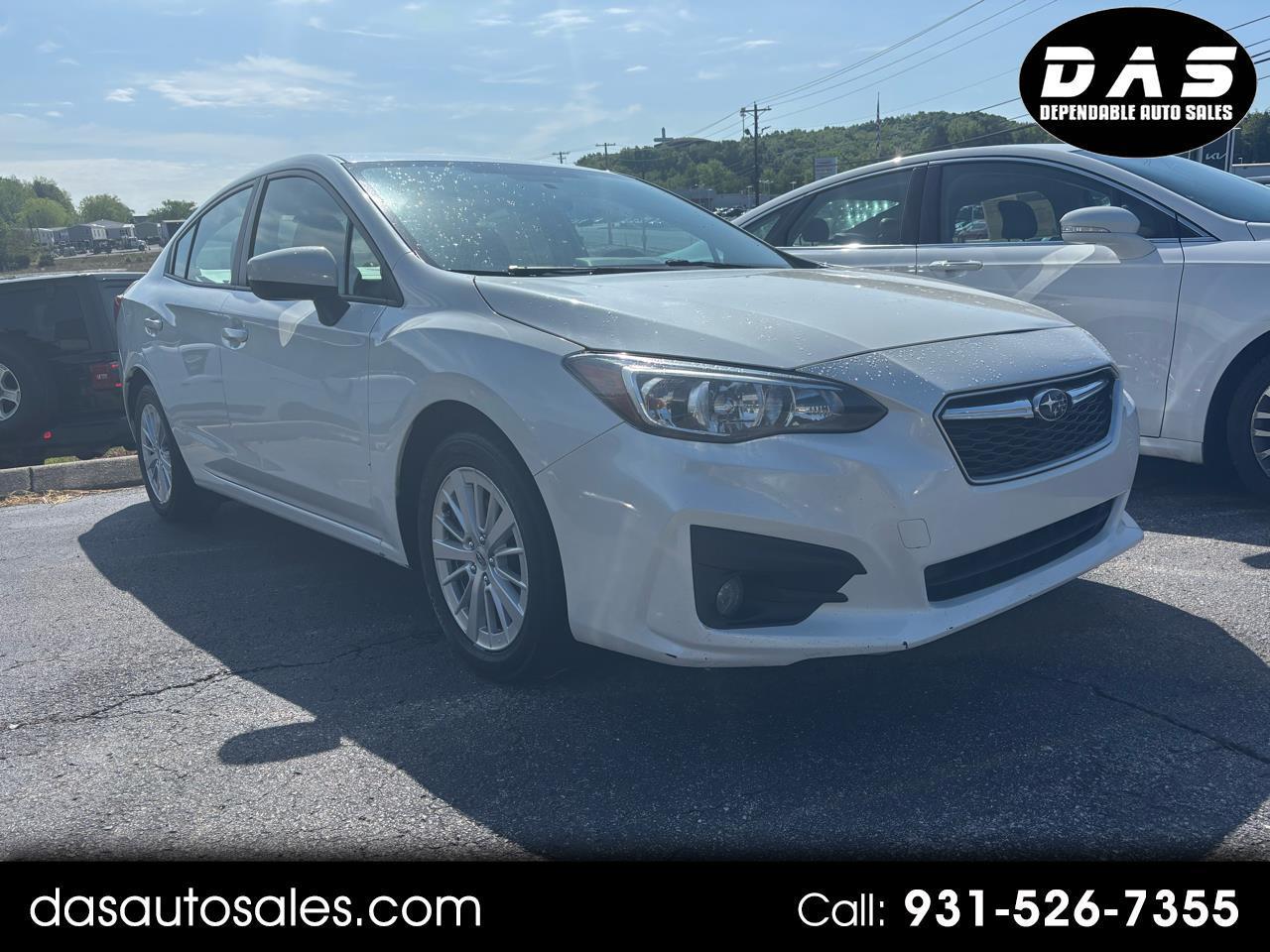 2018 Subaru Impreza 2.0i Premium 4-door CVT