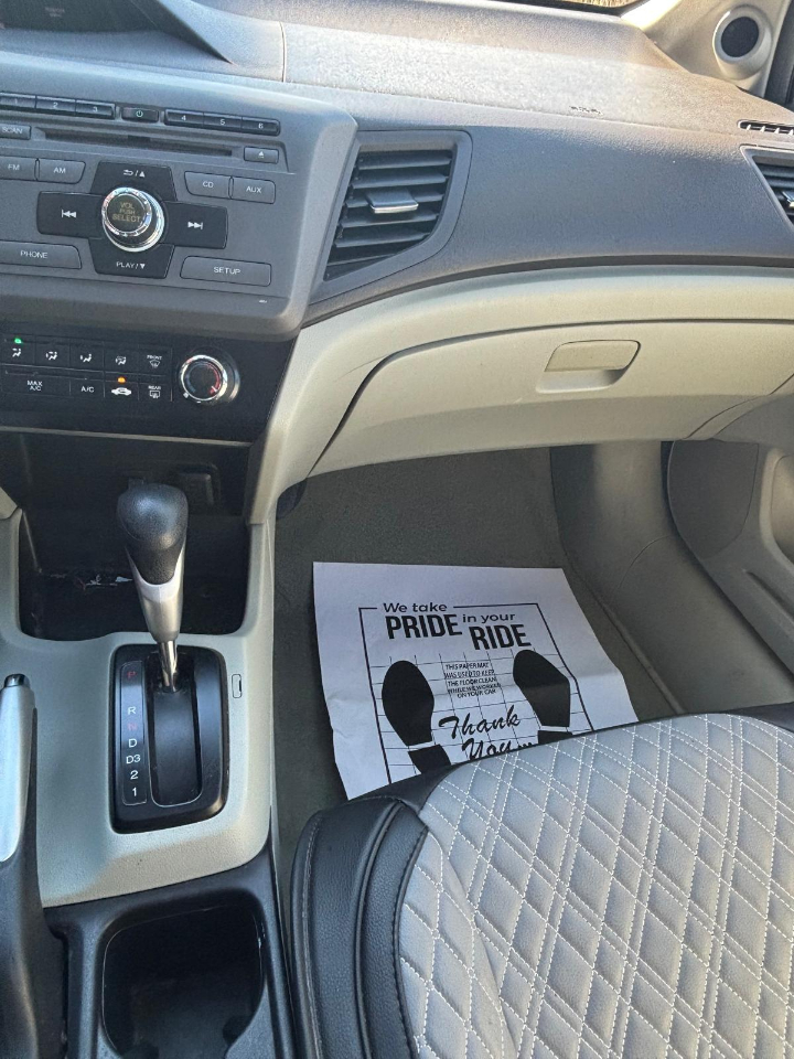 Honda Civic EX Sedan 5-Speed AT 2012