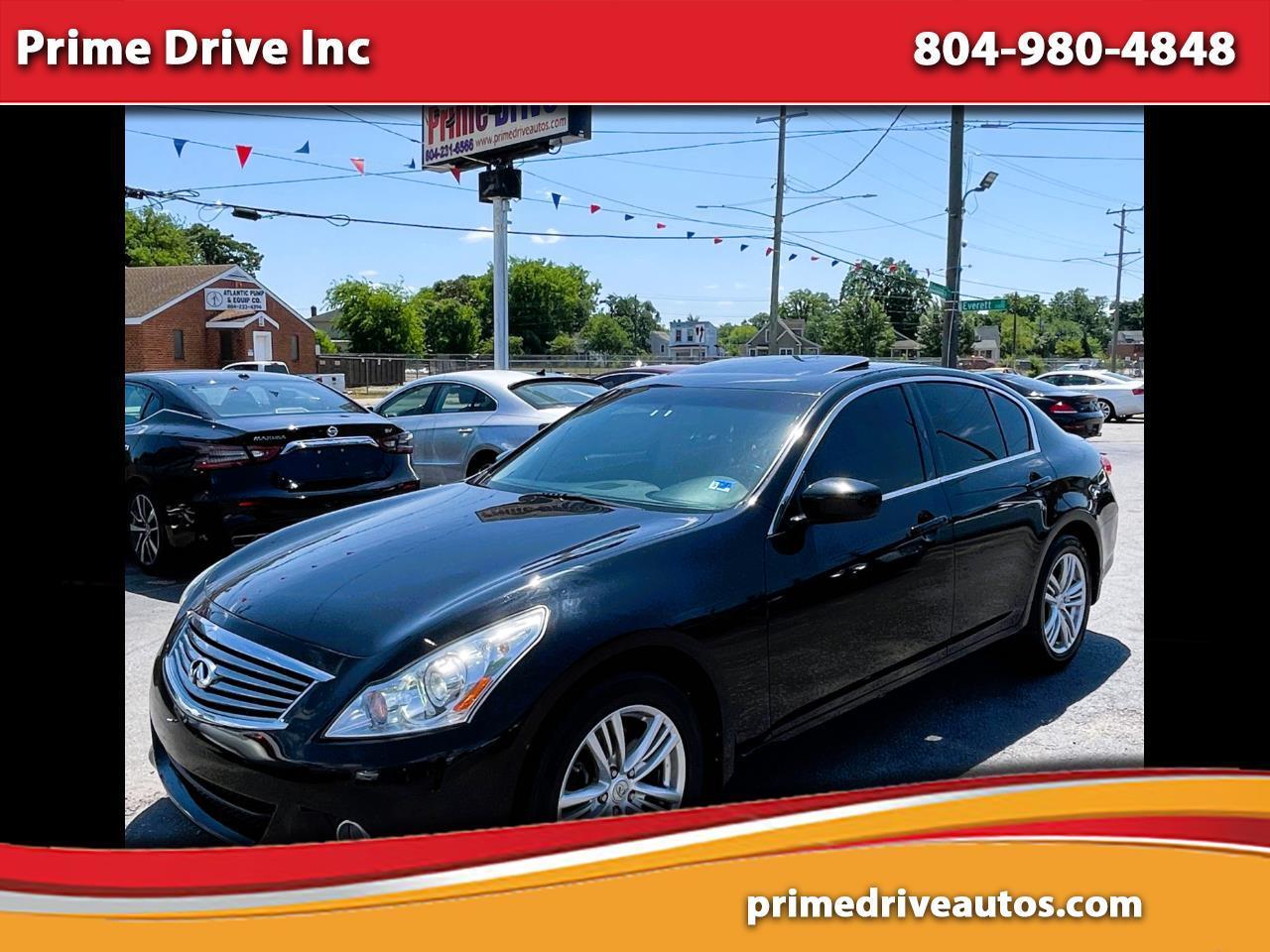 Infiniti G Sedan 37x AWD 2013
