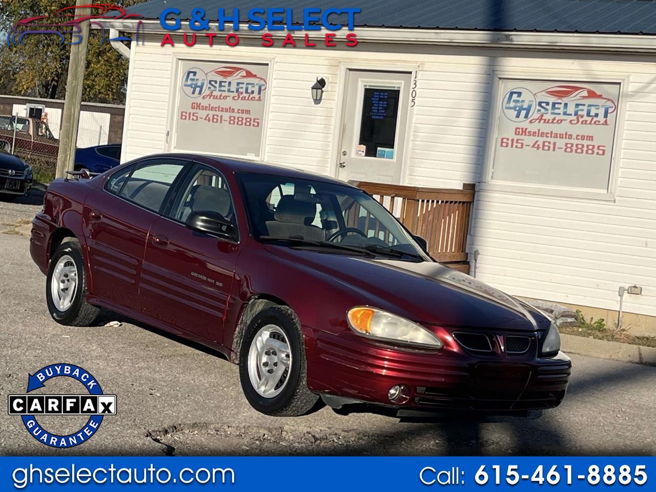 2001 Pontiac Grand Am SE Sedan