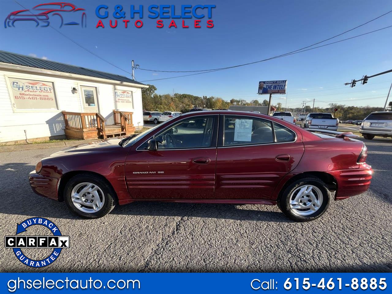 2001 Pontiac Grand Am SE Sedan