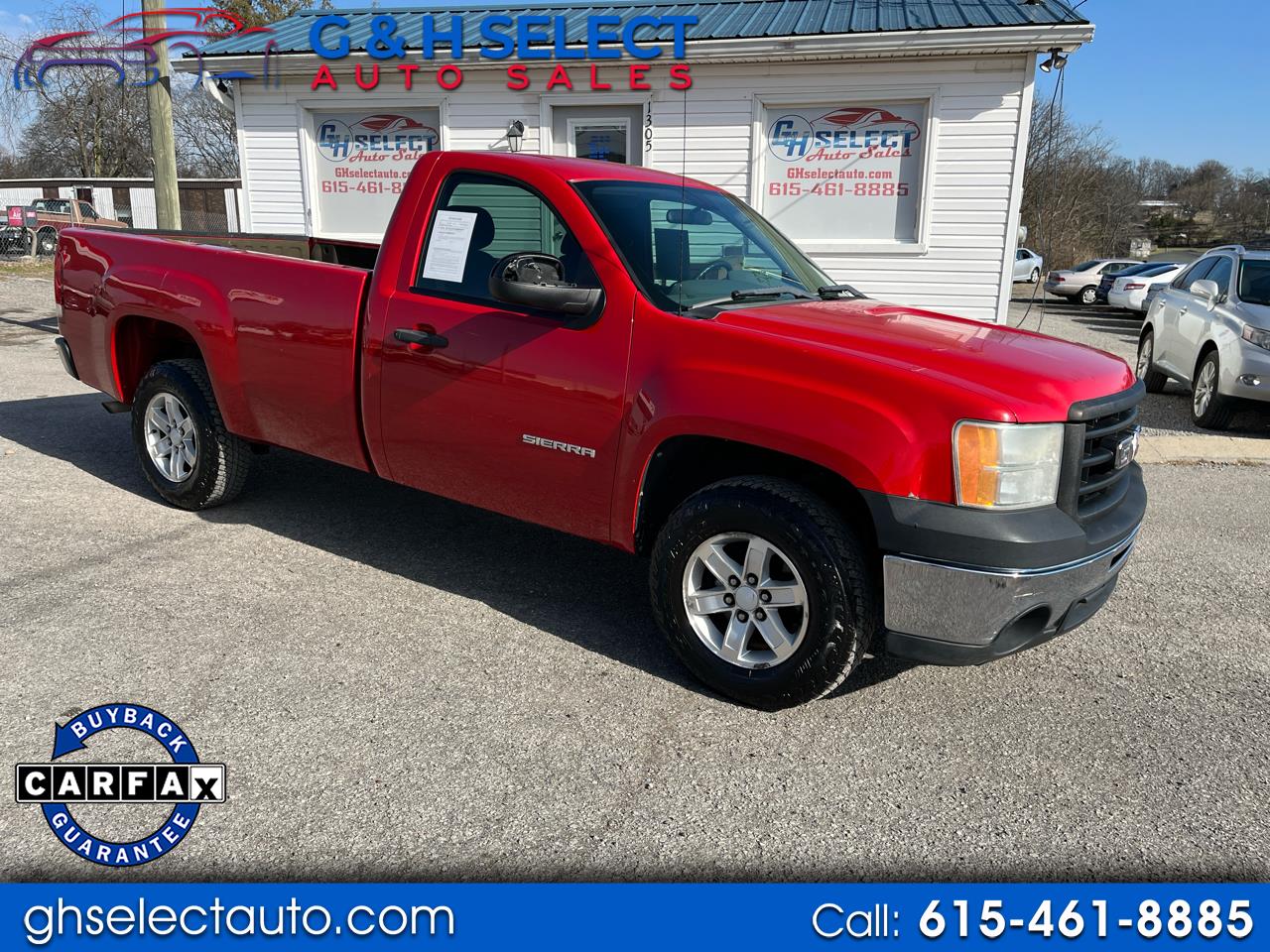 2012 GMC Sierra 1500 2WD Reg Cab 133.0" Work Truck