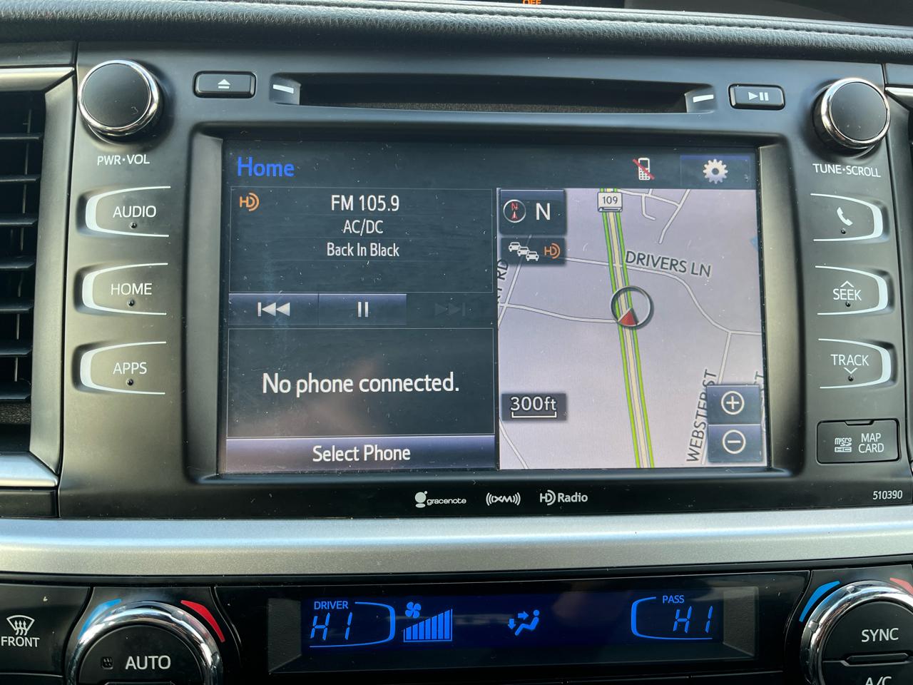 Toyota Highlander XLE AWD V6 2019