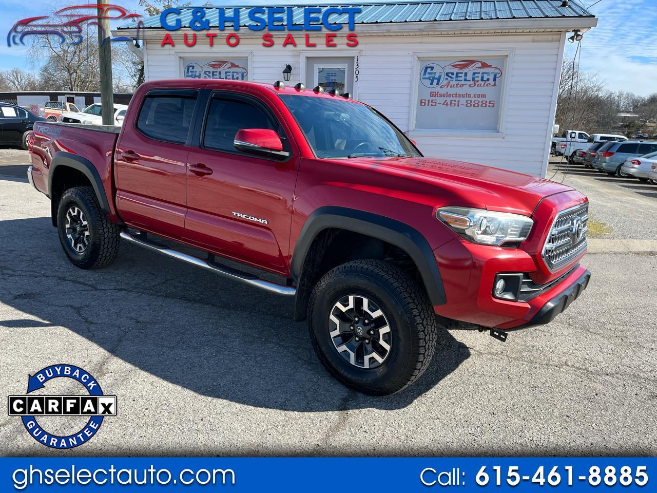 2016 Toyota Tacoma 4WD Double Cab V6 AT SR (Natl)