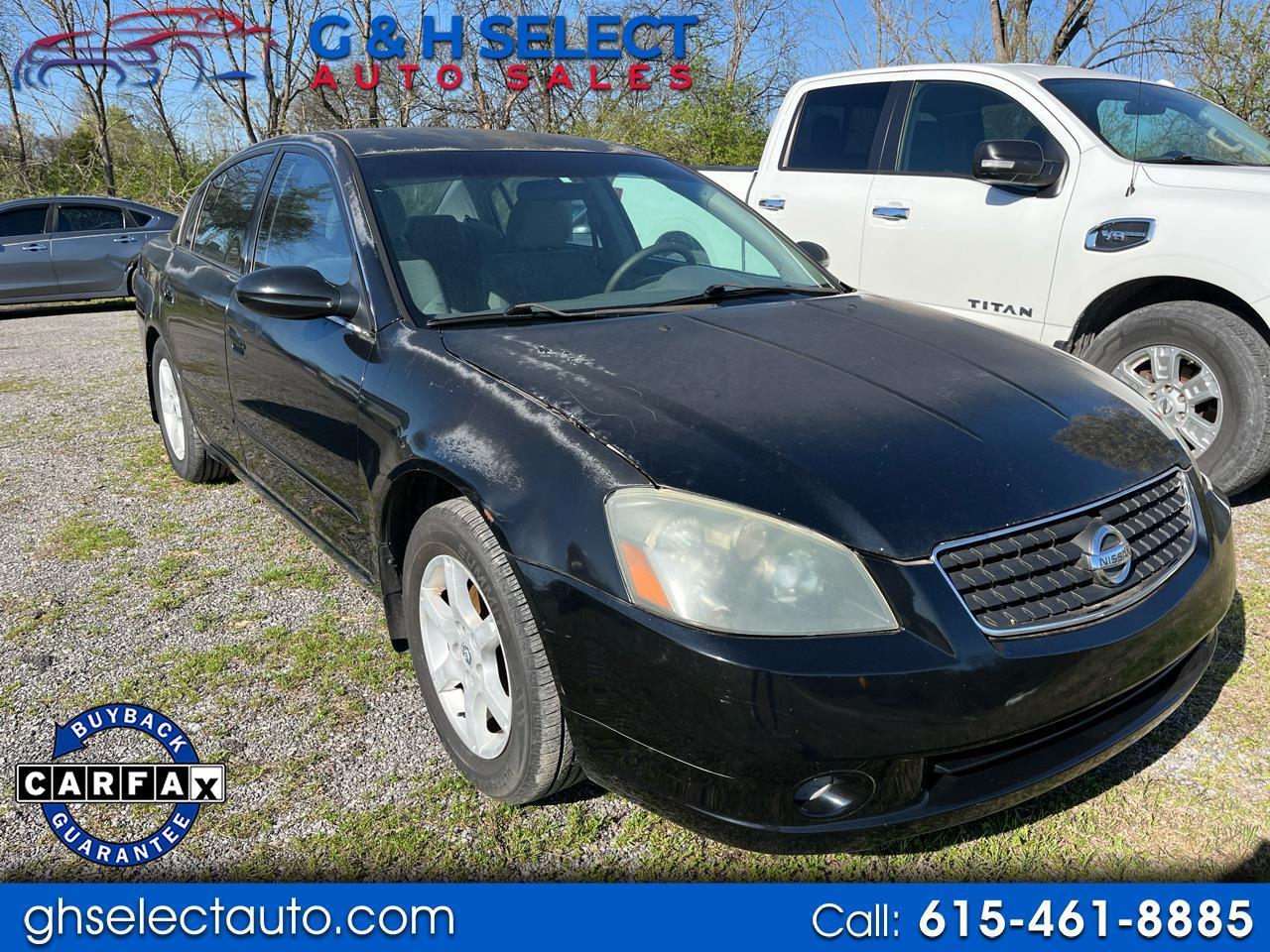 2006 Nissan Altima 4dr Sdn I4 Auto 2.5 S
