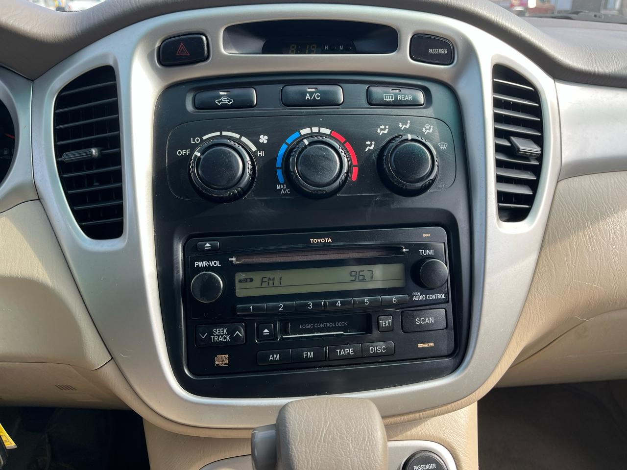 Toyota Highlander 4WD 4dr V6 Sport w/3rd Row (Natl) 2007