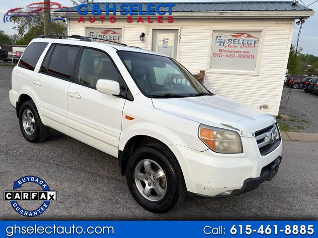 White 2007 Honda Pilot 4 Dr EX-L 4WD SUV / Crossover Four-Wheel Drive Automatic