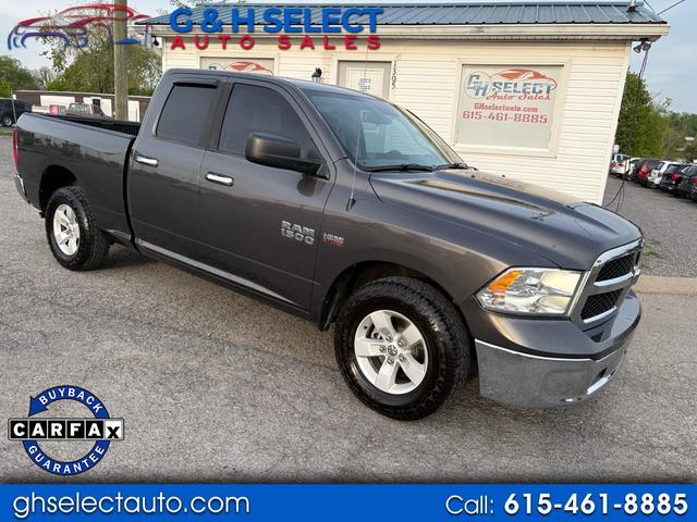 Gray 2016 RAM 1500 SLT Quad Cab RWD Pickup Truck 4X2 Automatic