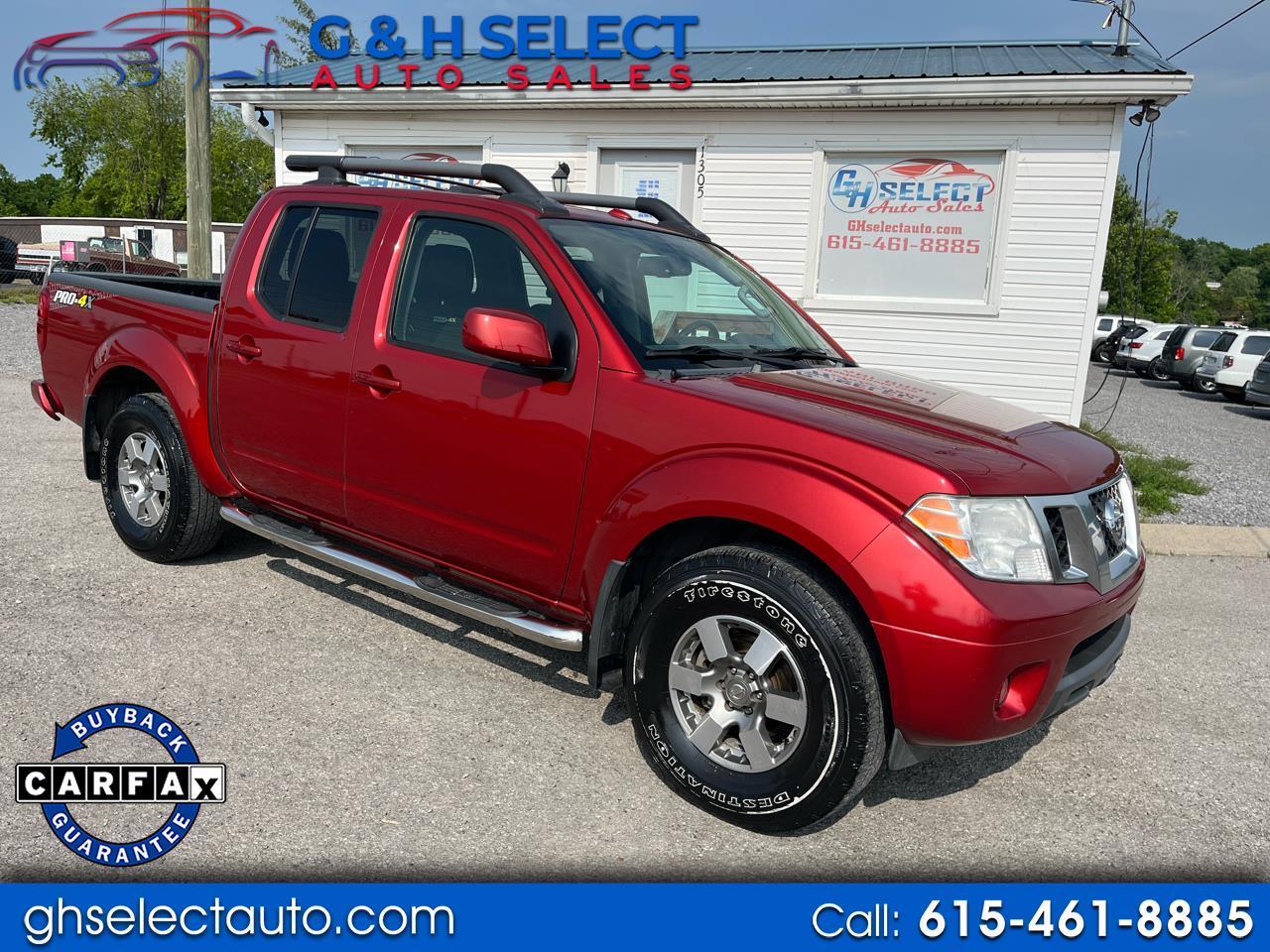 2013 Nissan Frontier 4WD Crew Cab SWB Auto PRO-4X