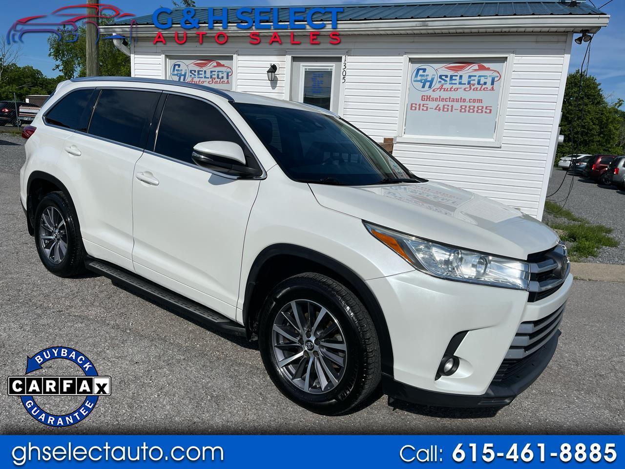 2018 Toyota Highlander XLE FWD V6