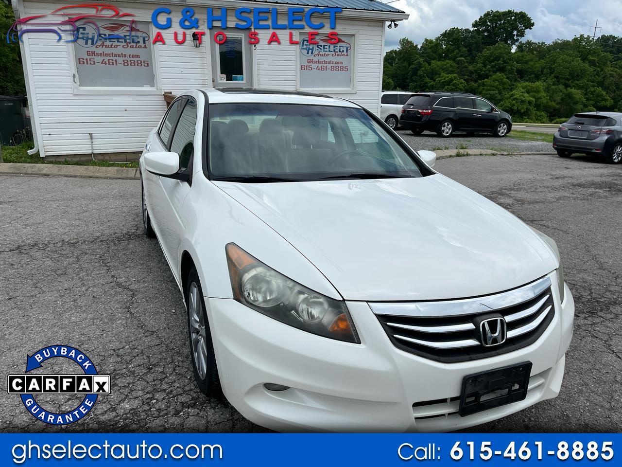 Honda Accord Sdn 4dr V6 Auto EX-L 2012