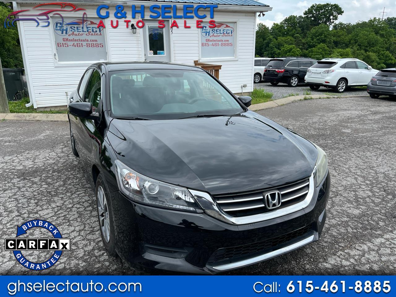Honda Accord Sedan 4dr I4 CVT LX 2014