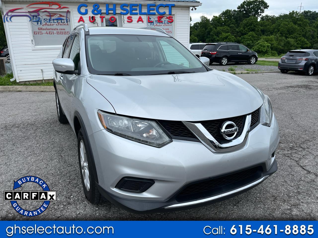 2015 Nissan Rogue FWD 4dr SV