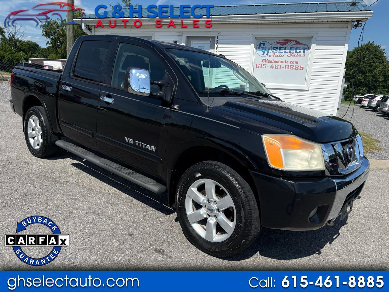 2011 Nissan Titan 4WD Crew Cab SWB SL