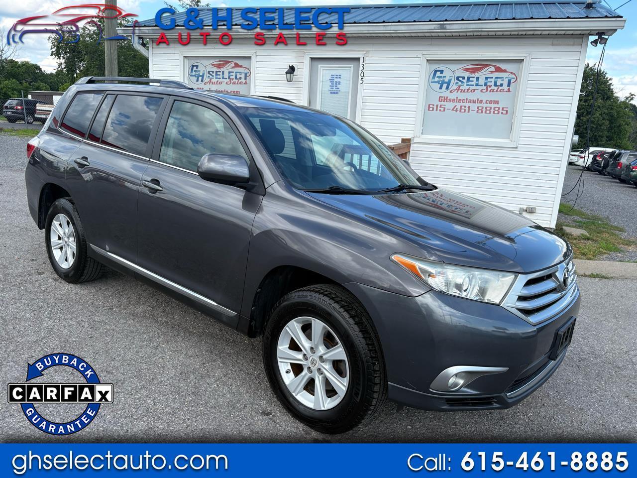 2013 Toyota Highlander 4WD 4dr V6 (Natl)
