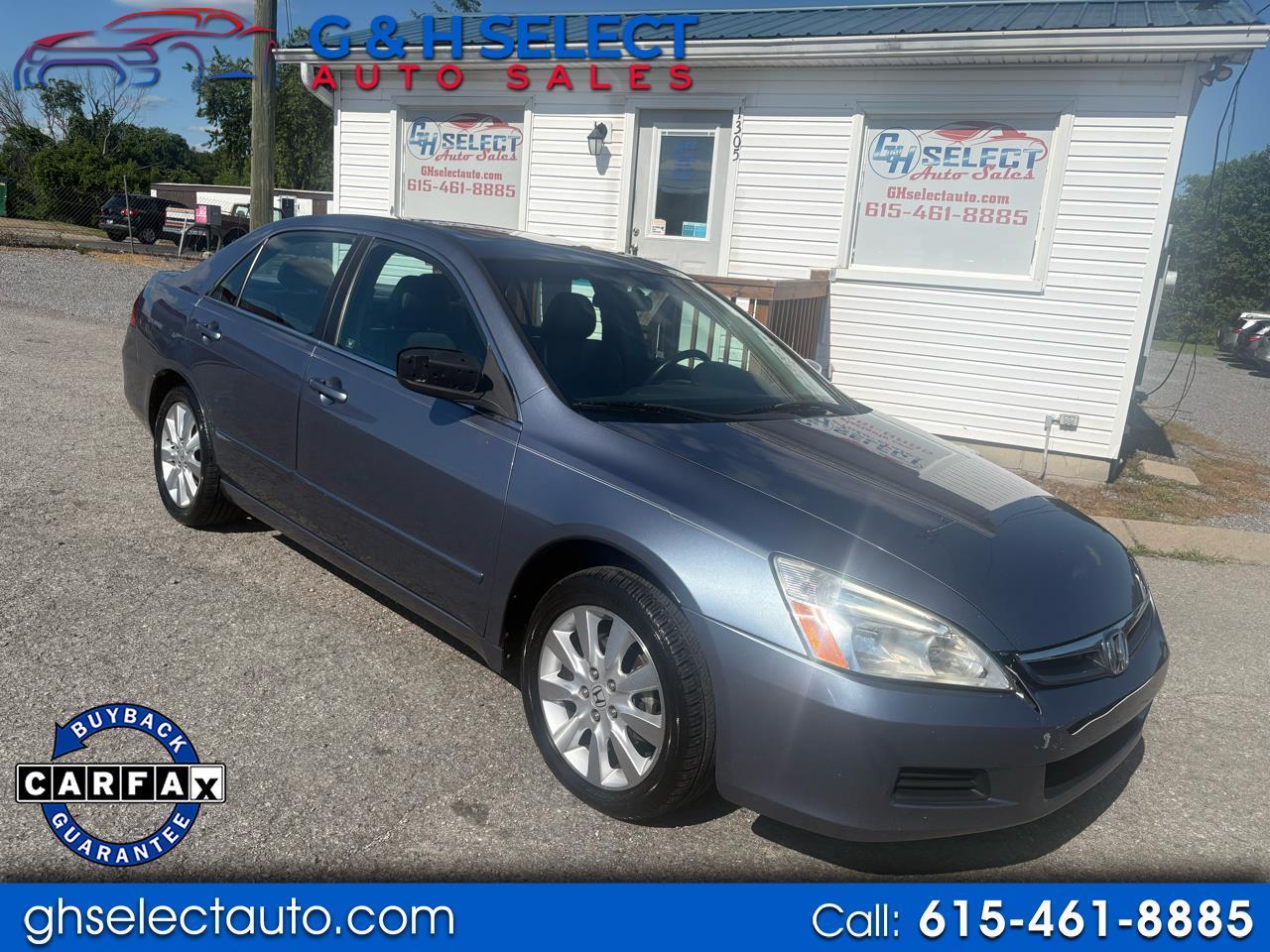 2007 Honda Accord Sdn 4dr V6 AT EX-L